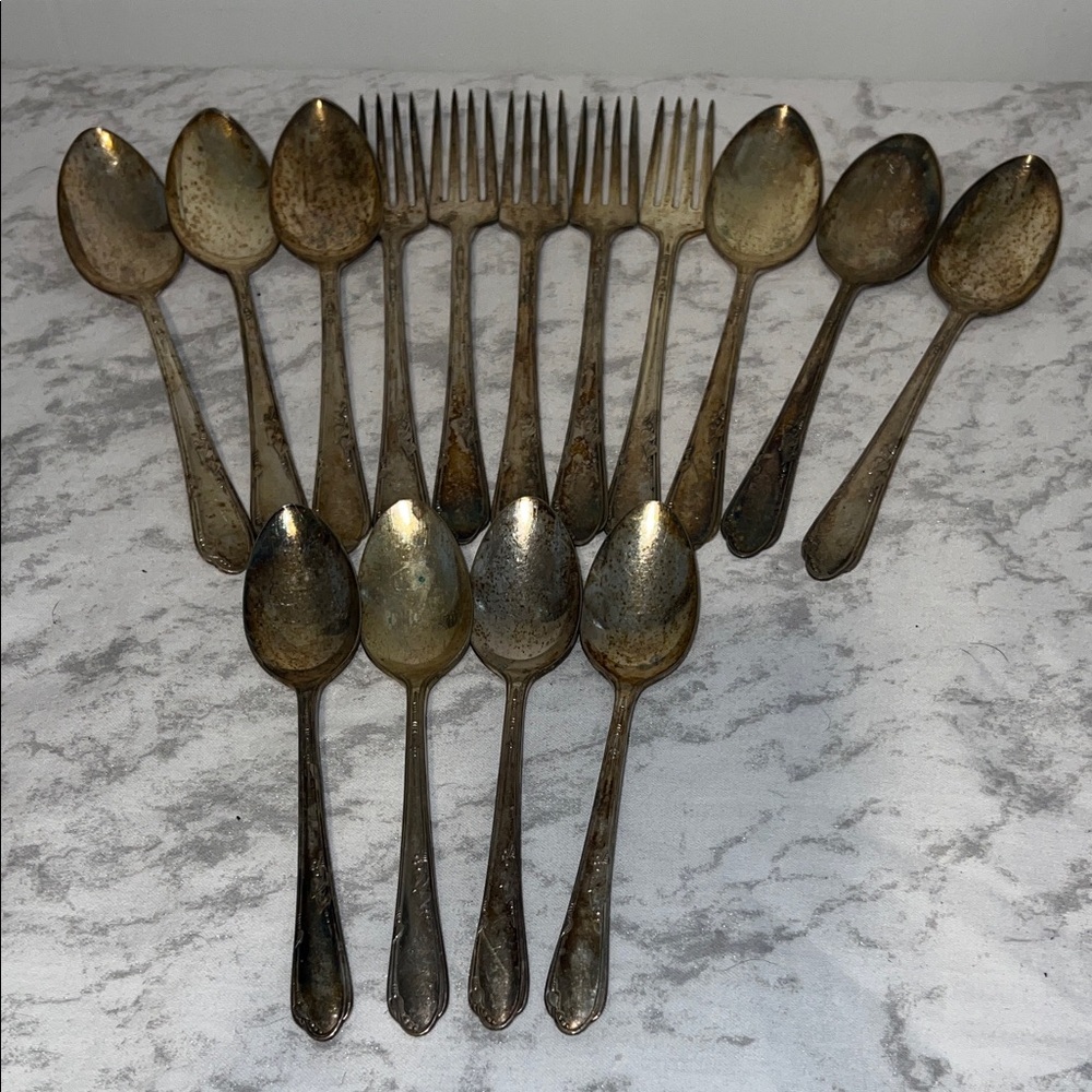 Vintage WM A Rogers Mixed Lot 15 Pieces